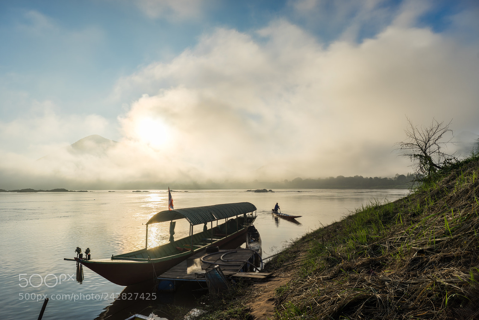 Sony a7R sample photo. Mekong river at thailand photography