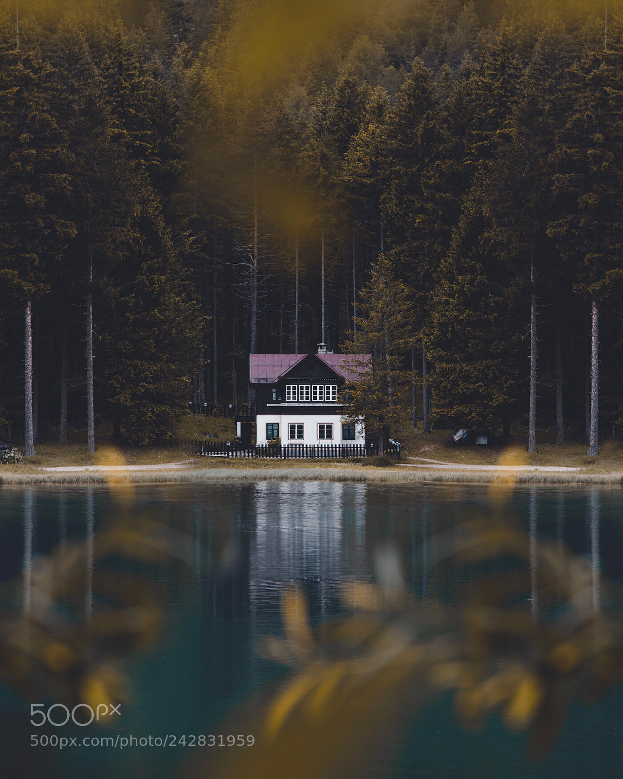 Nikon D500 sample photo. Hut by the lake. photography