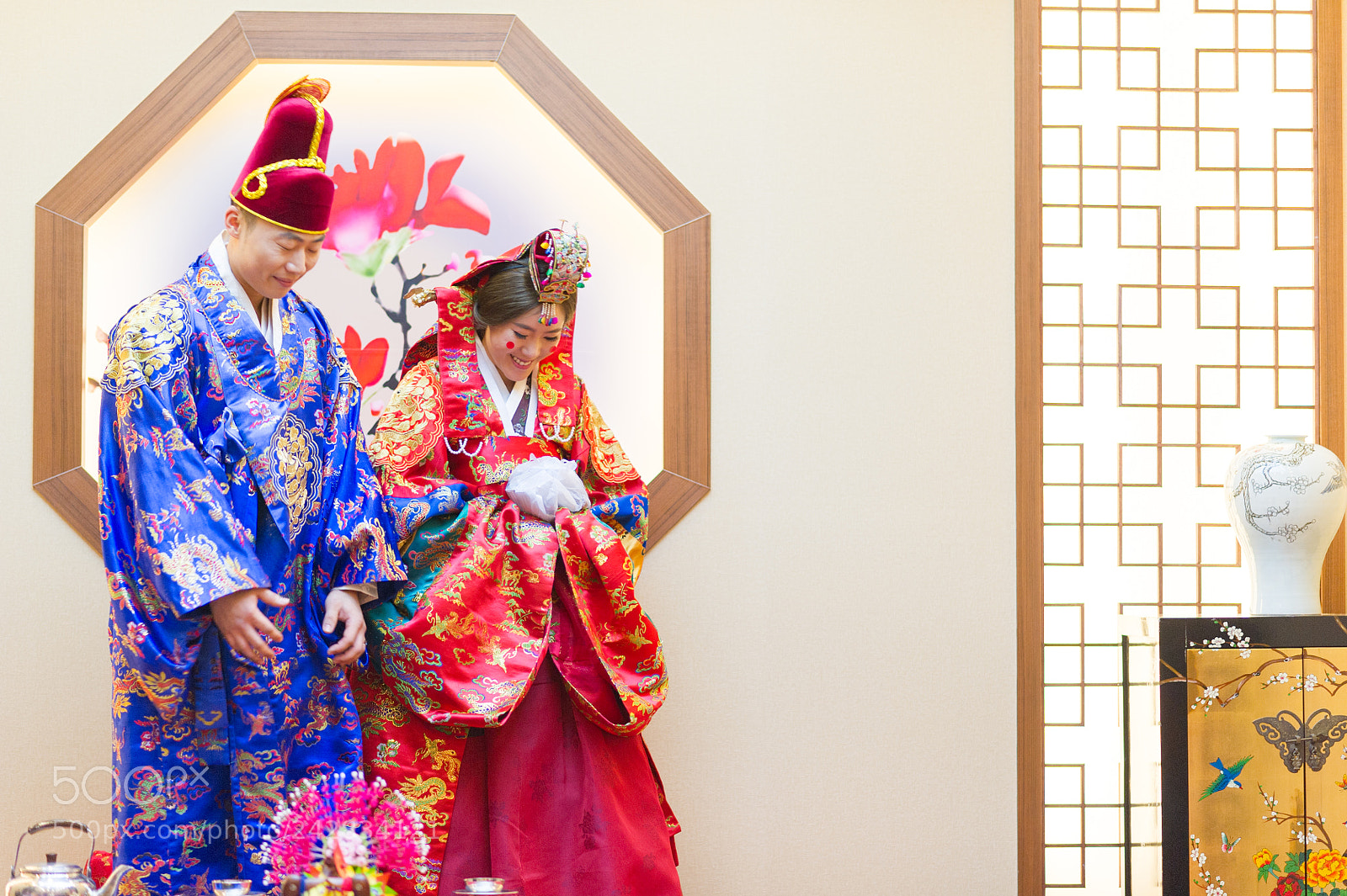 Nikon D3S sample photo. Korea traditional wedding photography