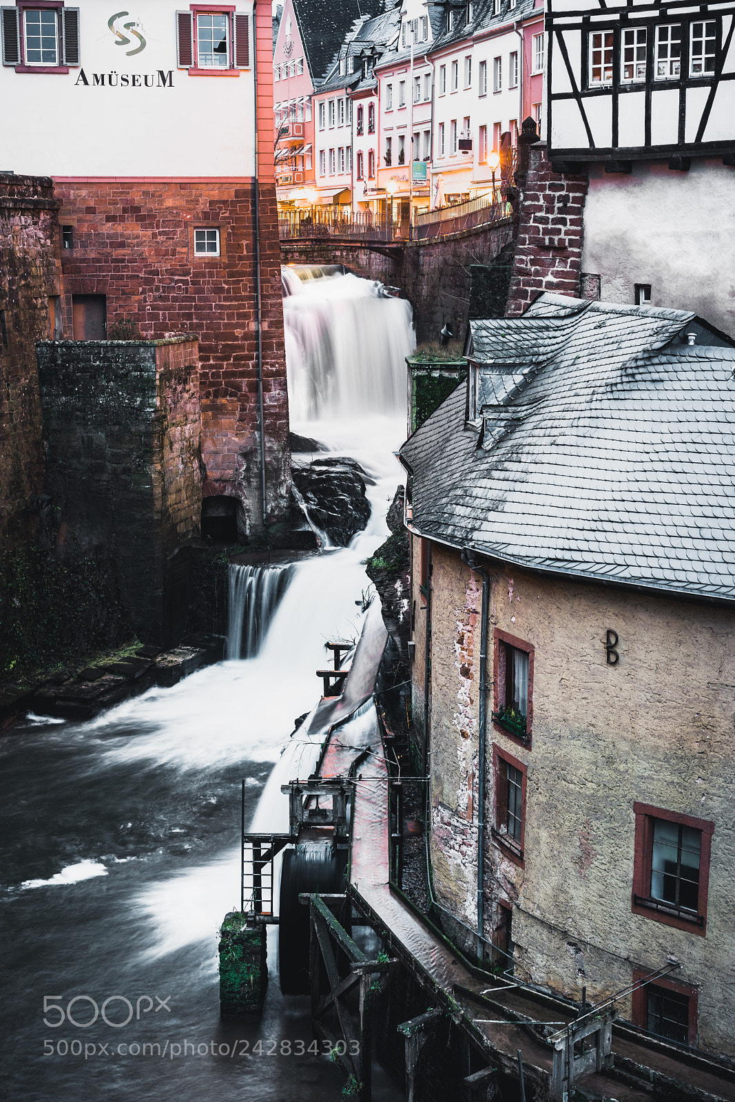 Sony a7 II sample photo. Saarburg waterfall photography