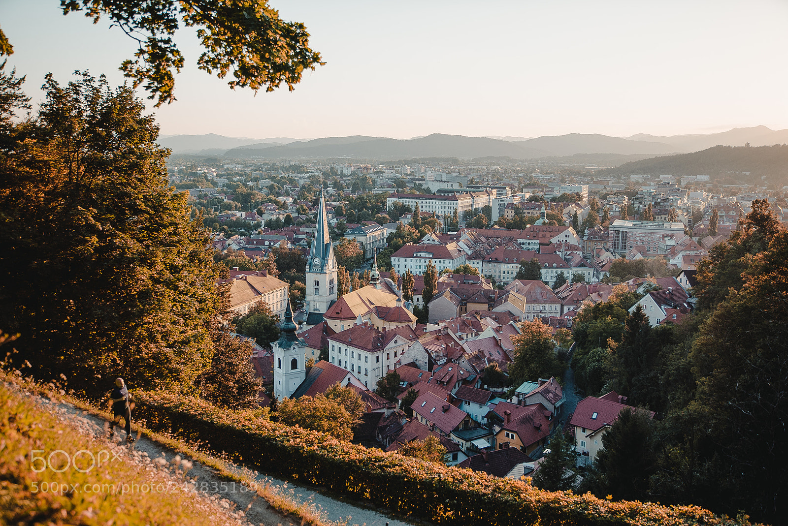 Sony a7S sample photo. Ljubljana from above photography