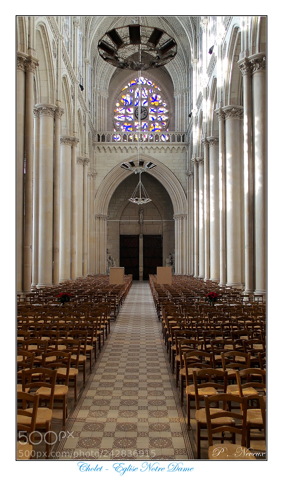 Olympus STYLUS1,1s sample photo. Eglise notre dame cholet (49) photography
