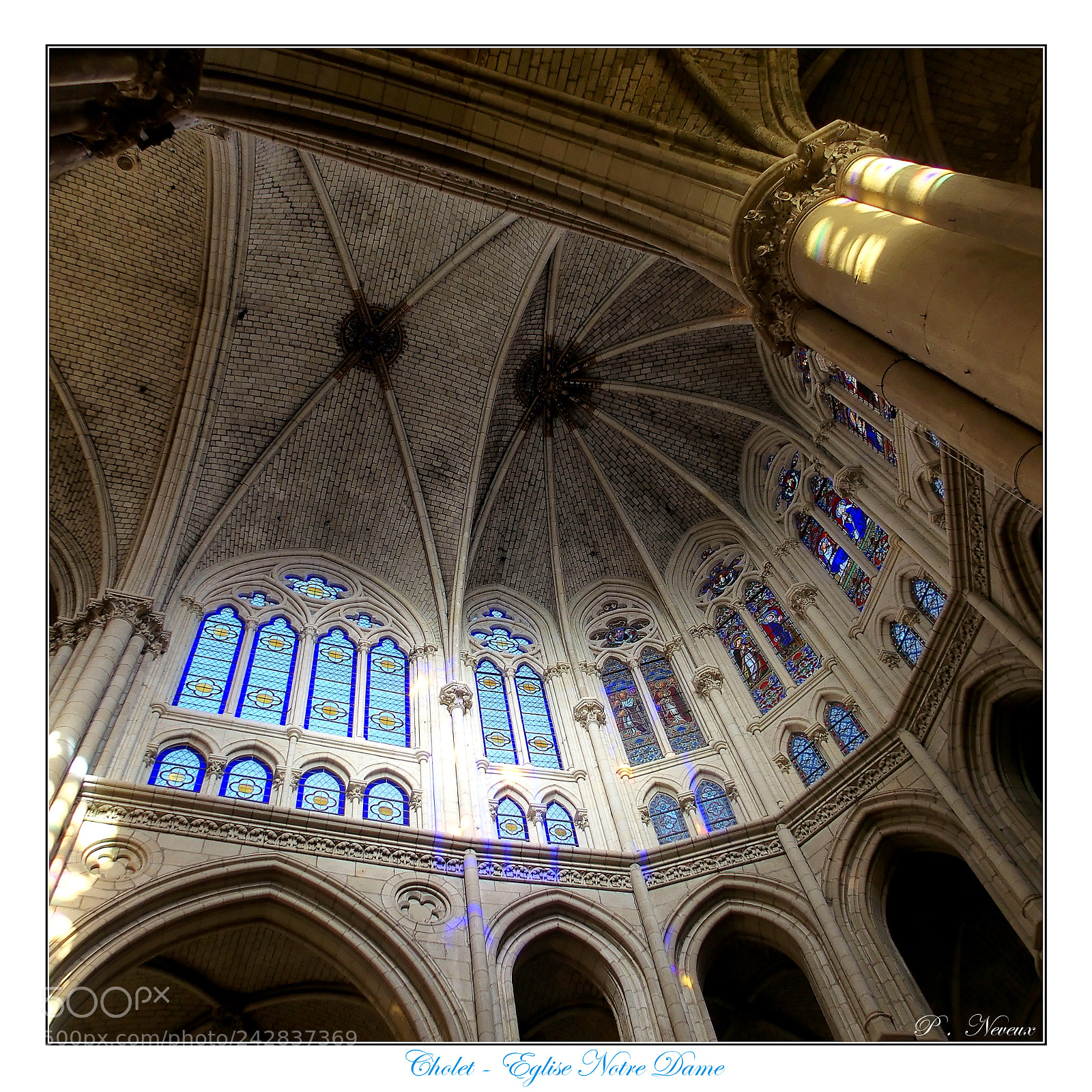Olympus STYLUS1,1s sample photo. Eglise notre dame cholet (49) photography