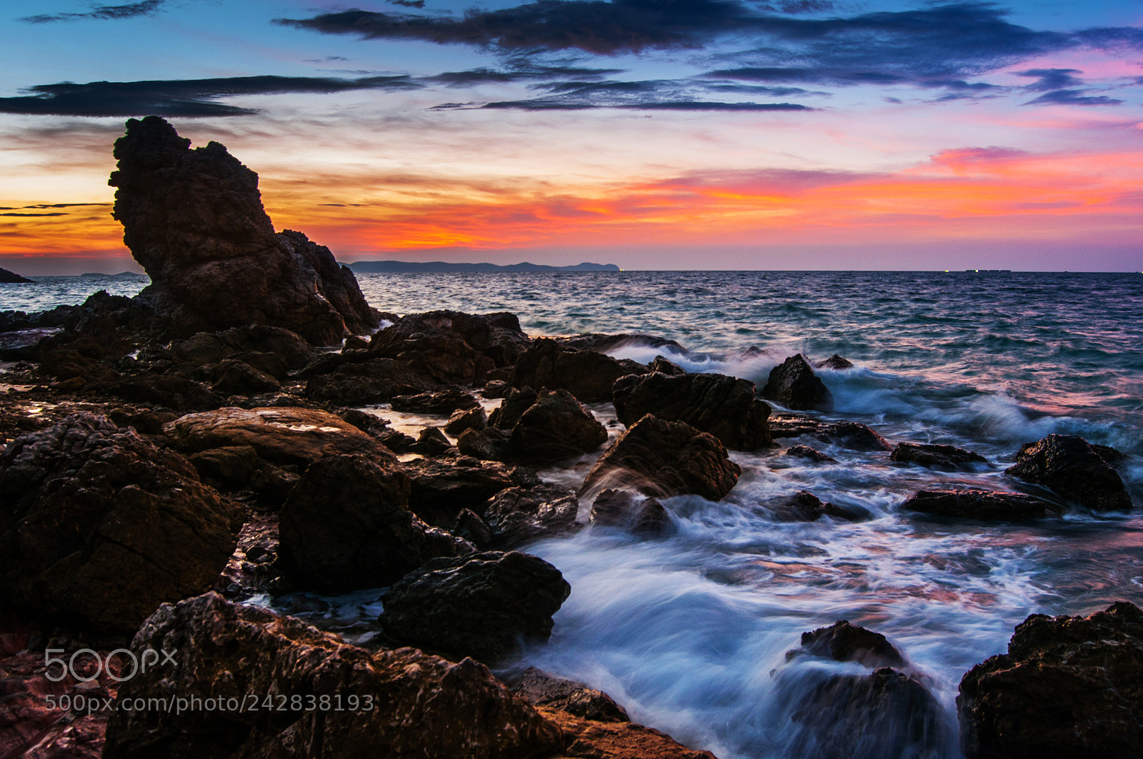 Nikon D90 sample photo. Beautiful sunset at tropical photography