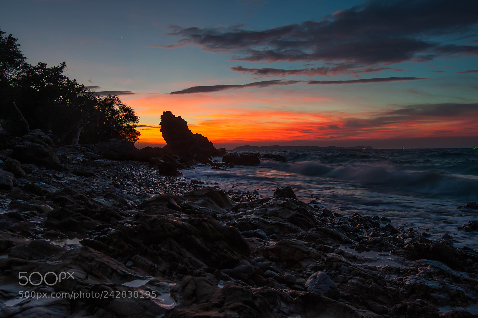 Nikon D90 sample photo. Beautiful sunset at tropical photography