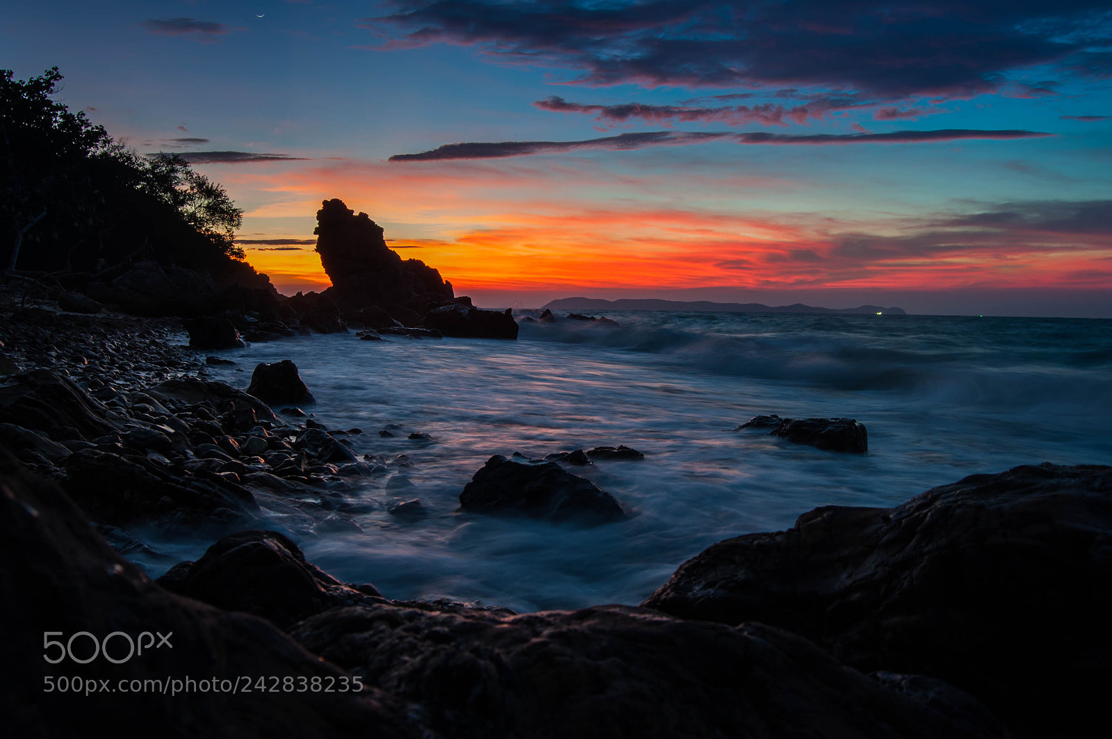 Nikon D90 sample photo. Beautiful sunset at tropical photography