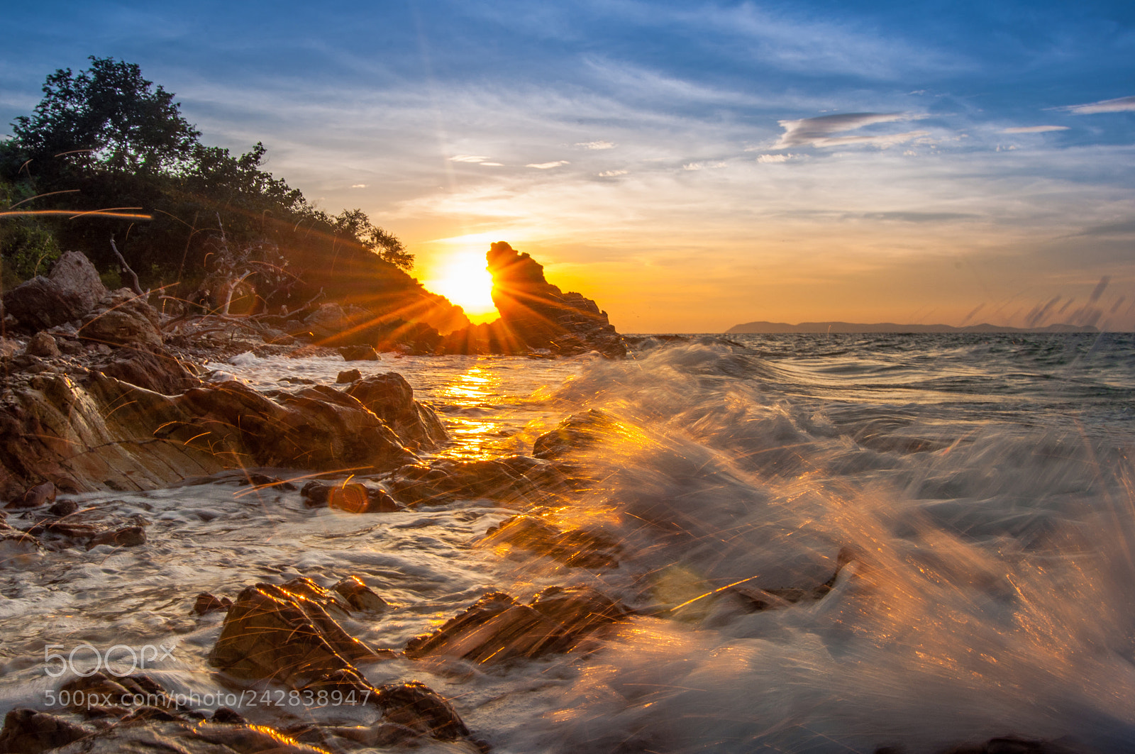 Nikon D90 sample photo. Beautiful sunset at tropical photography