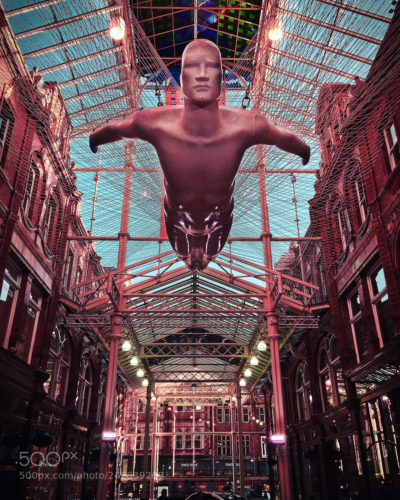 Apple iPhone 6 Plus sample photo. Sculpture victoria quarter leeds photography