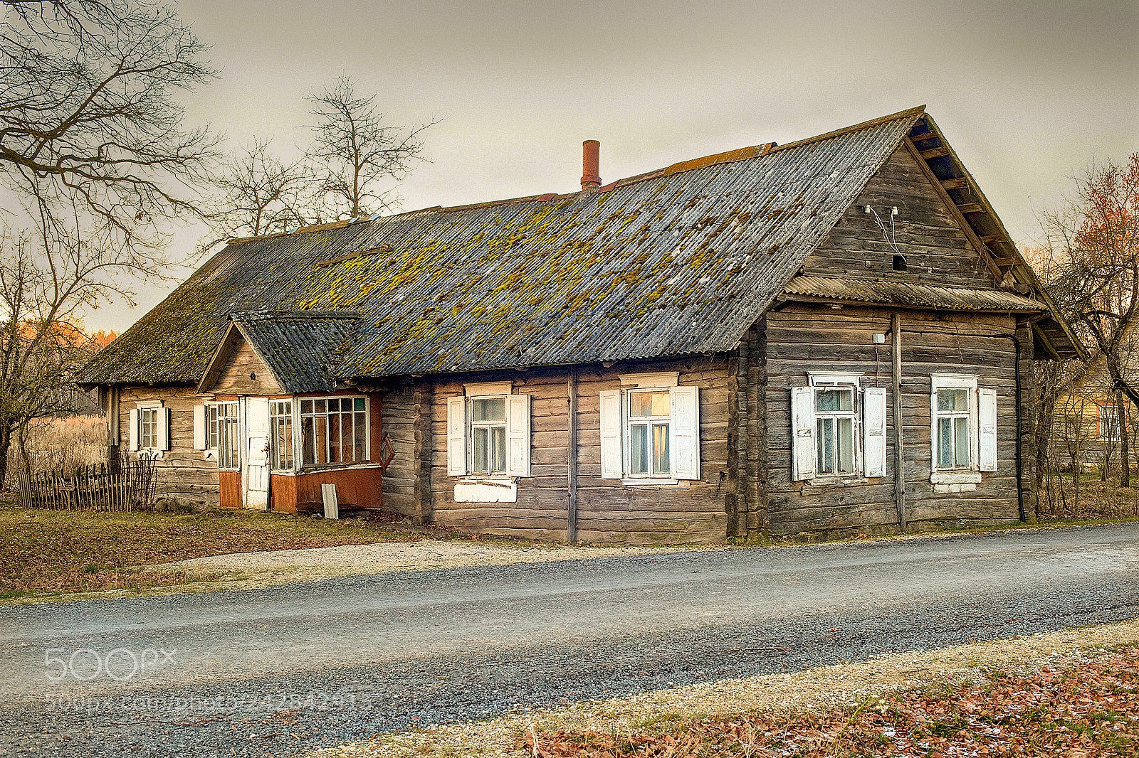 Nikon D3 sample photo. Old house photography