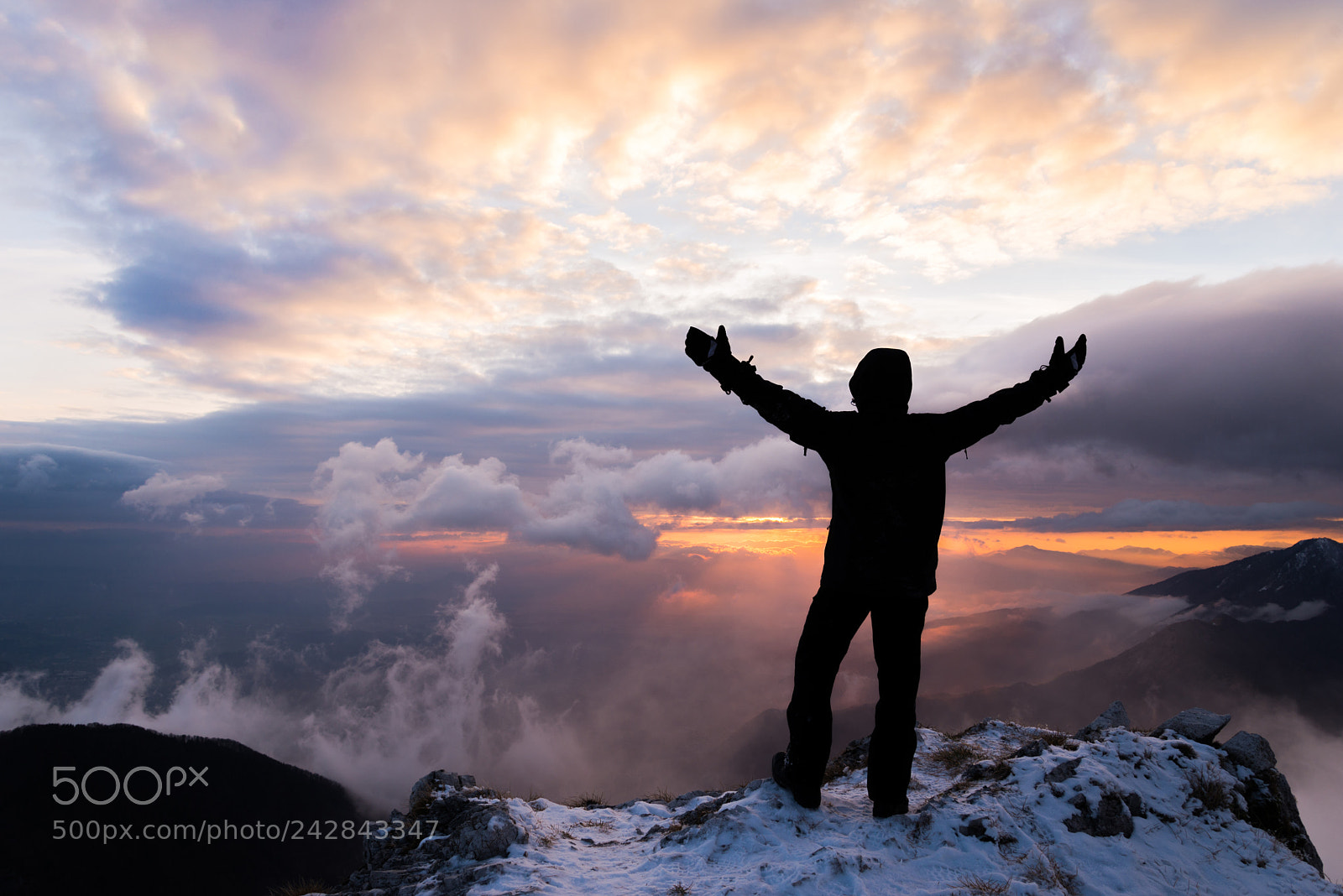Nikon D610 sample photo. Sunset on the mountain photography