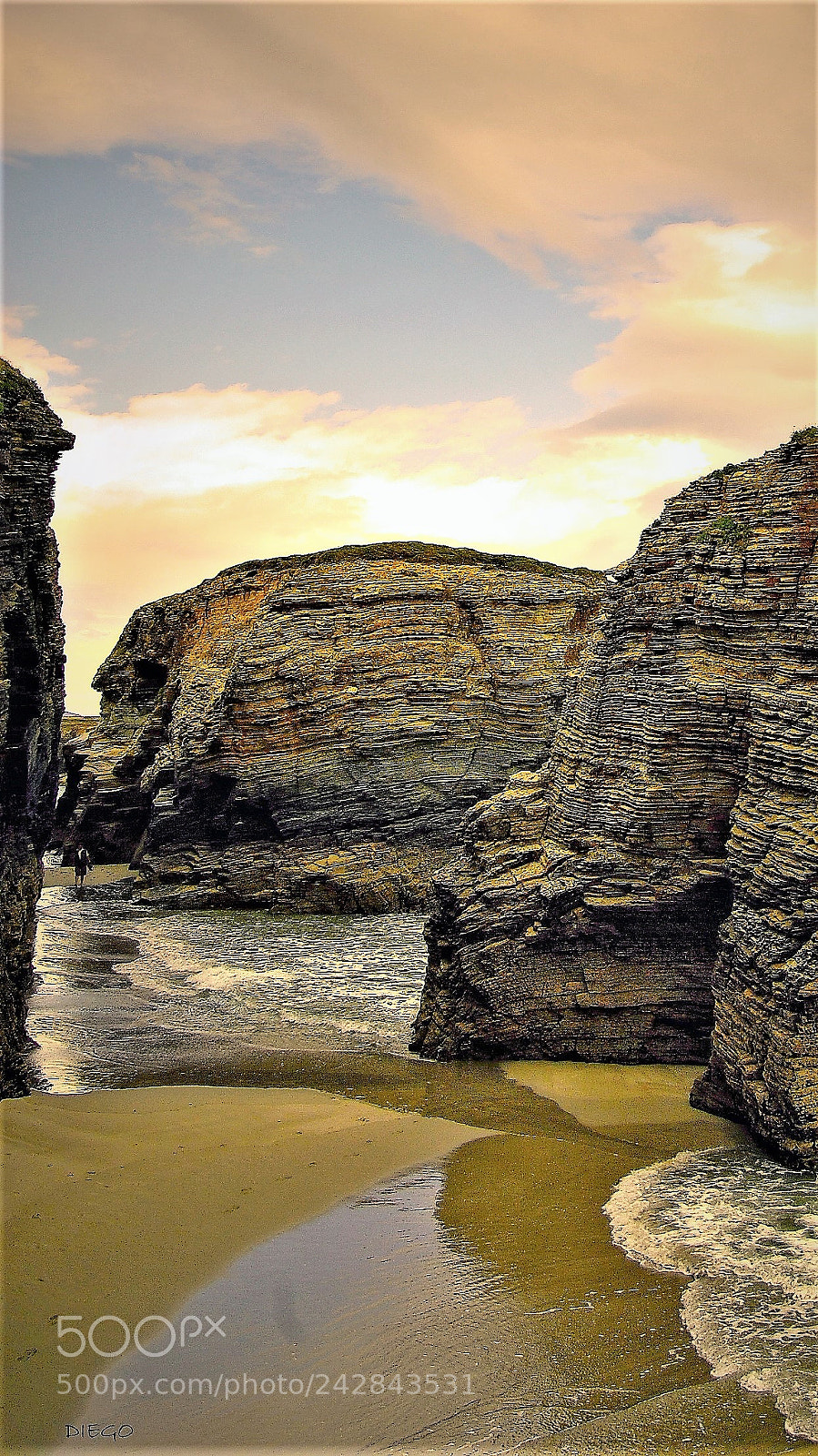 Nikon D40 sample photo. Playa de las catedrales . photography