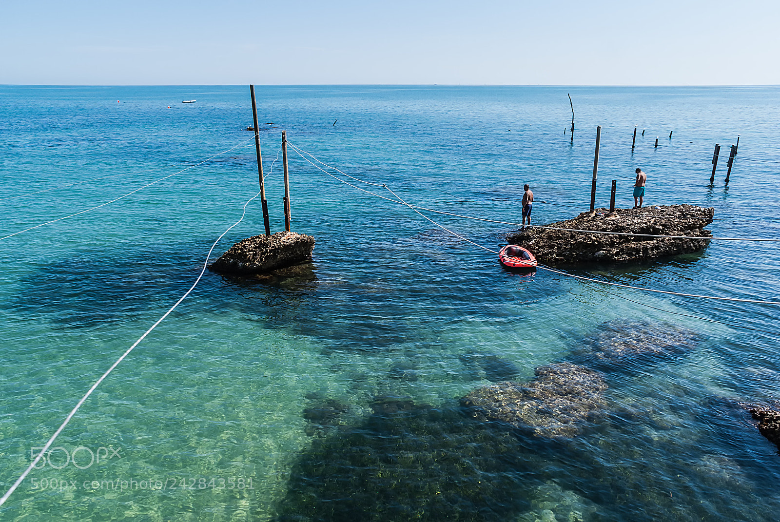 Sony Alpha DSLR-A100 sample photo. Trabocchi-- marina di vasto photography