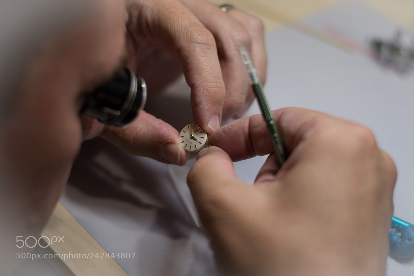 Nikon D5500 sample photo. Watchmaker photography