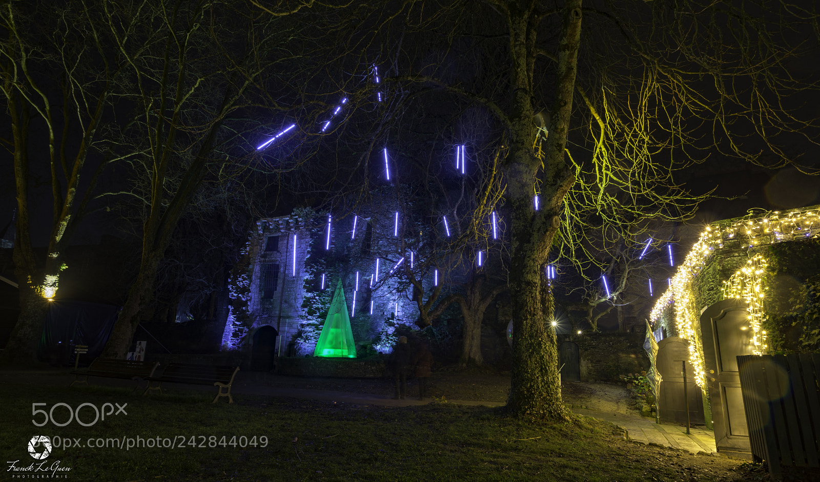 Nikon D7100 sample photo. Rochefort-en-terre christmas illumination - 9 photography