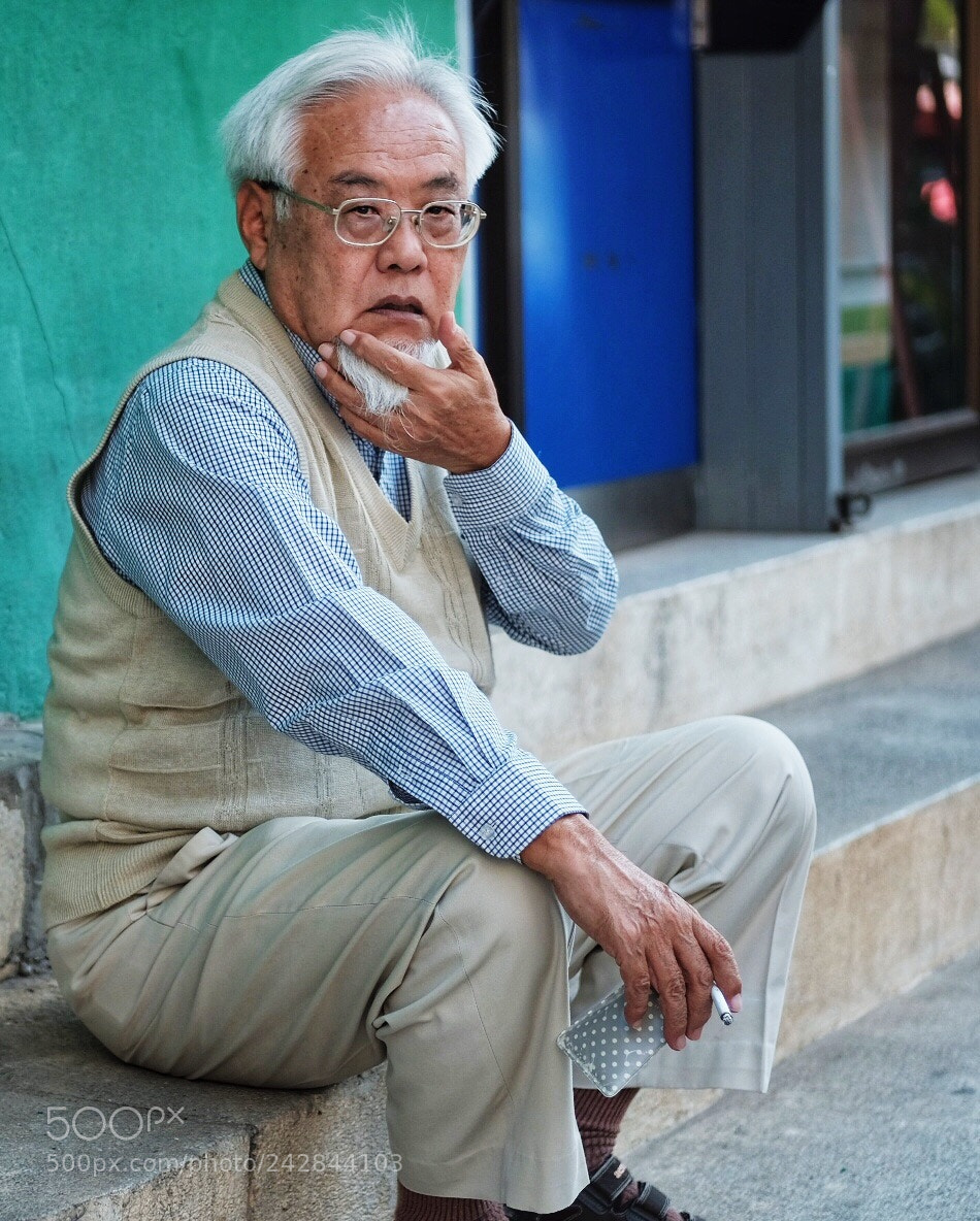 Fujifilm X-T20 sample photo. White beard photography