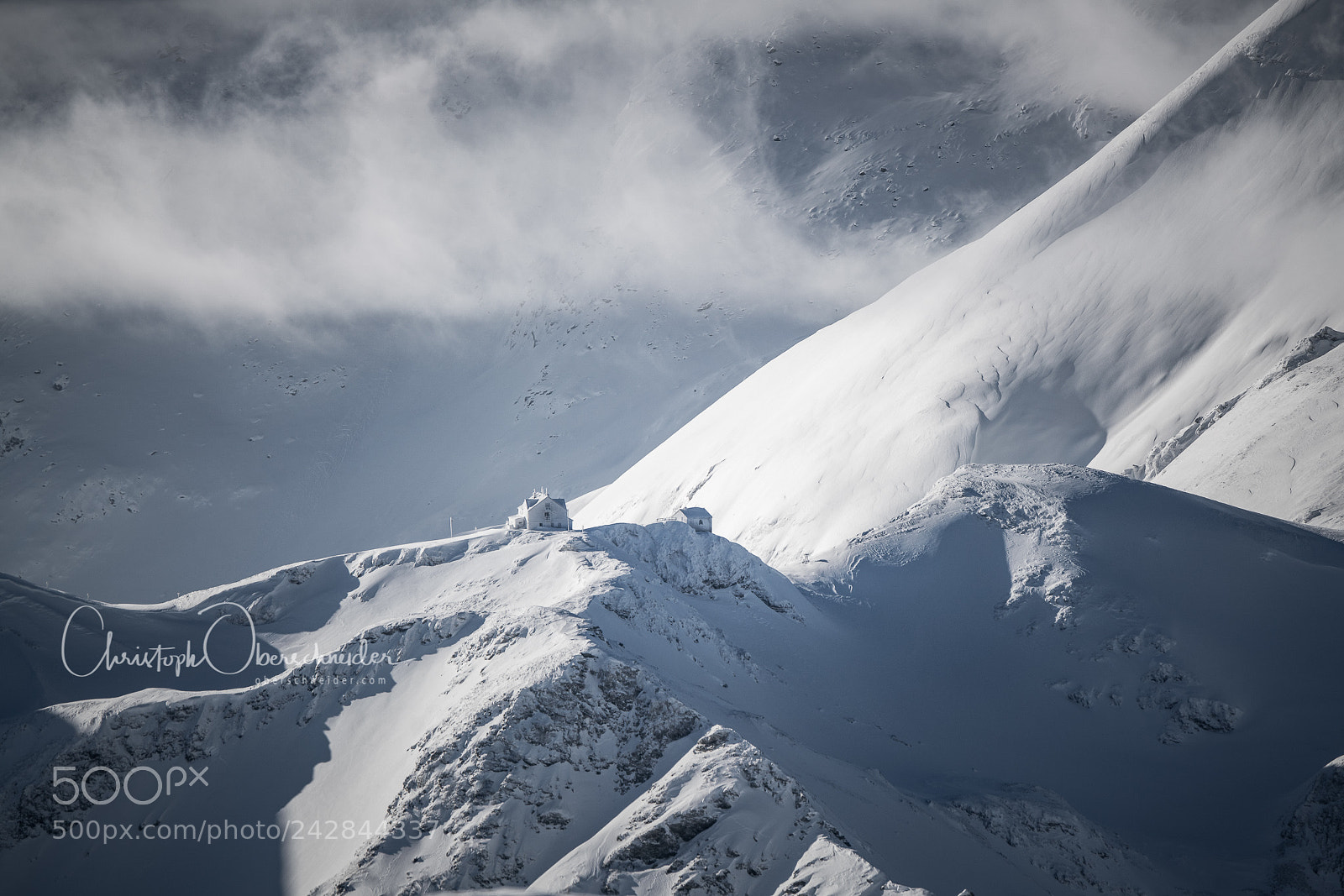 Sony a99 II sample photo. Frozen mountain hut photography