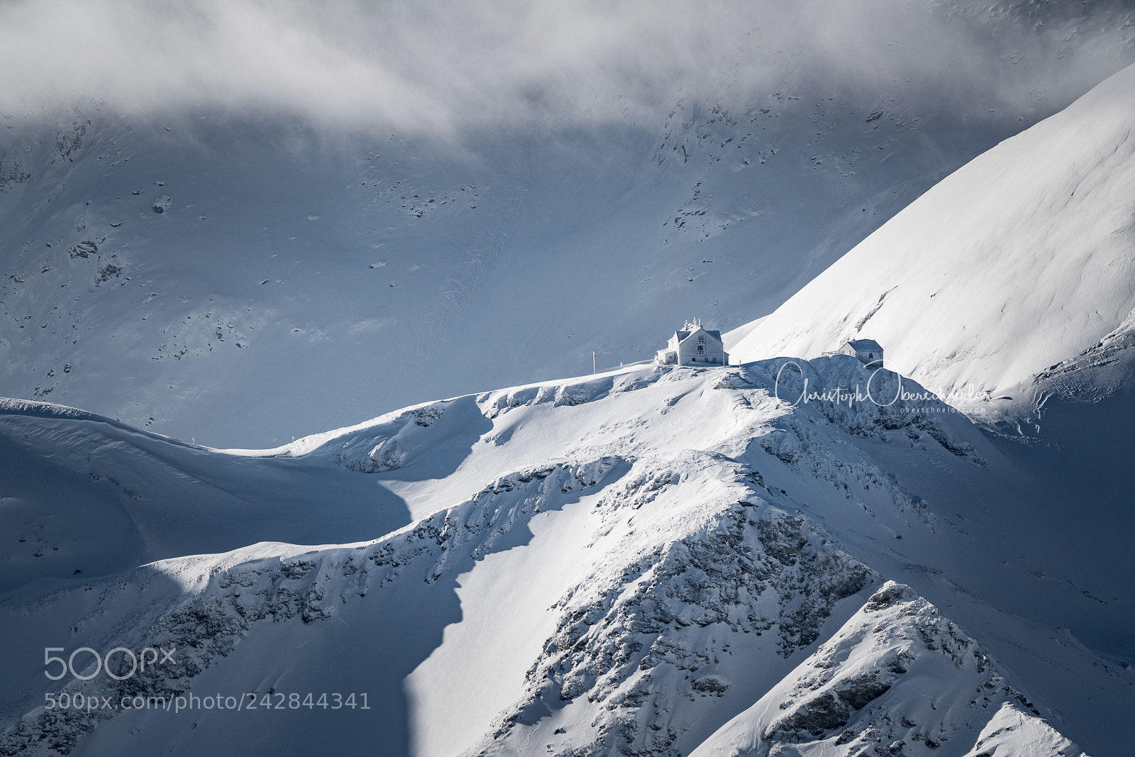 Sony a99 II sample photo. Frozen mountain hut photography