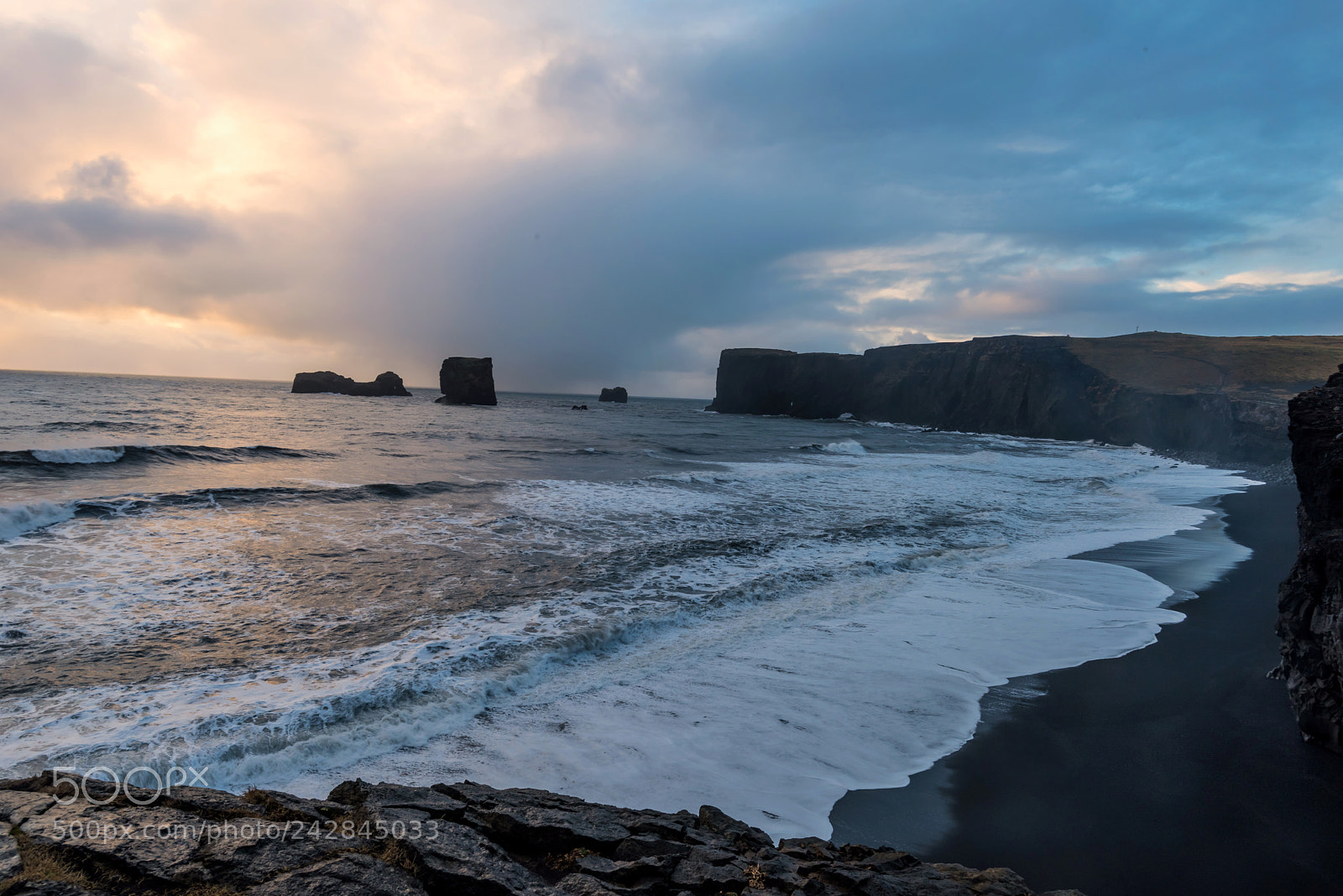 Nikon D810 sample photo. Dyrhólaey peninsula photography
