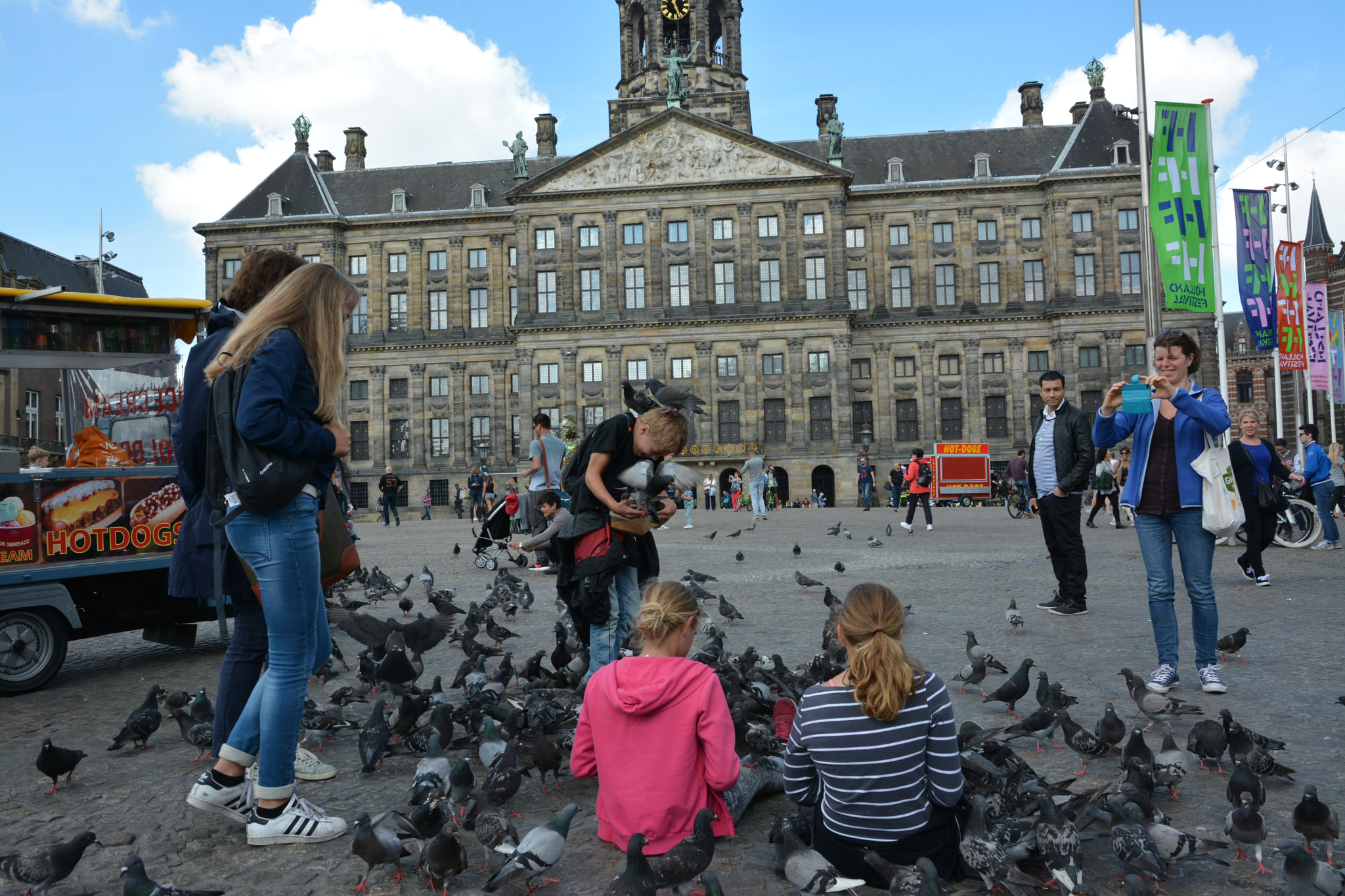 Nikon D7100 sample photo. Amsterdam, de dam photography