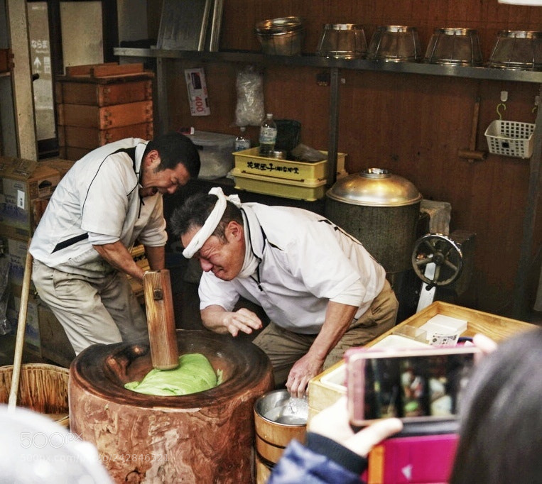 Sony a9 sample photo. Mochi maker photography