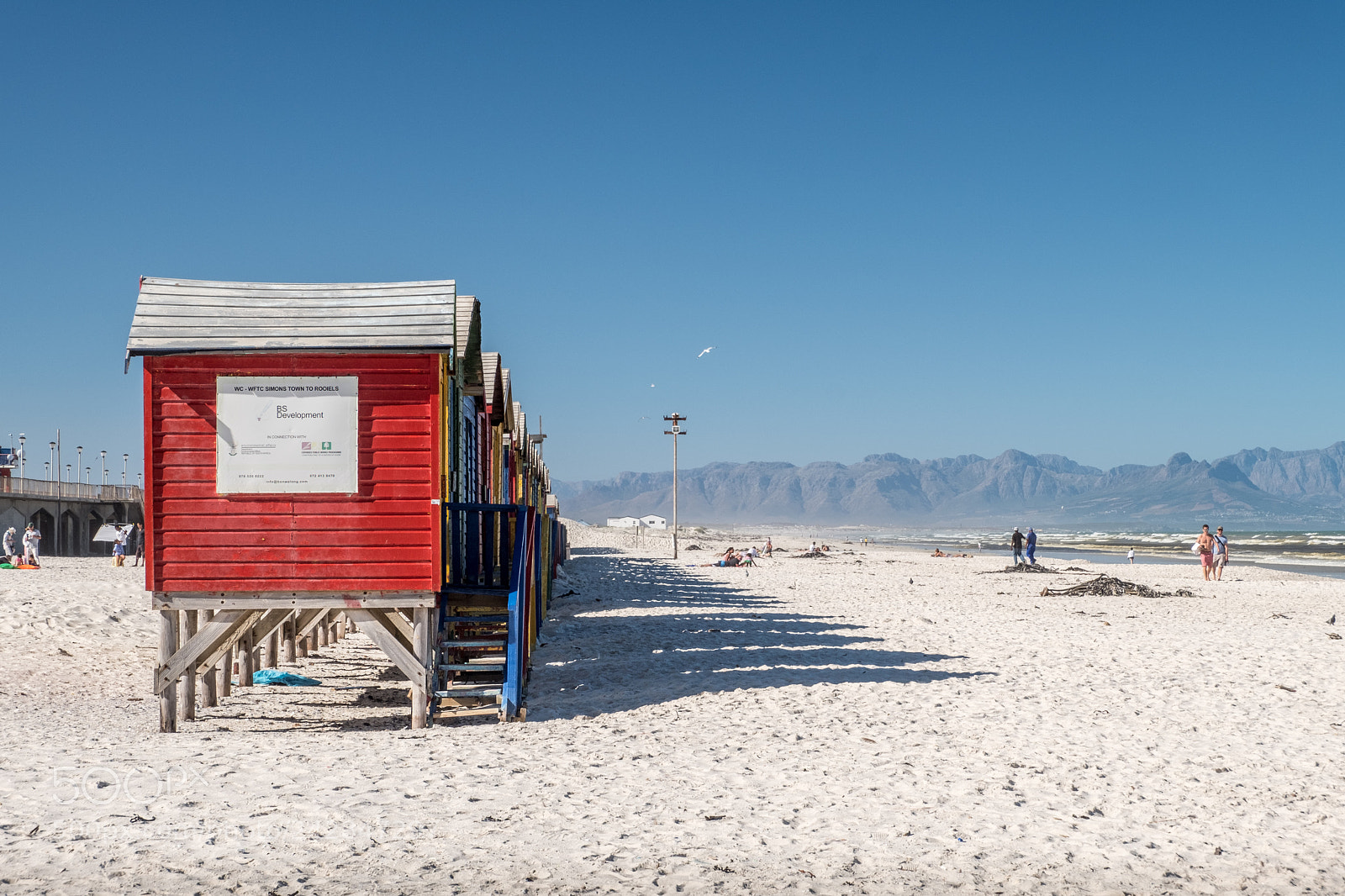 Fujifilm X-T2 sample photo. Muizenberg beach huts photography