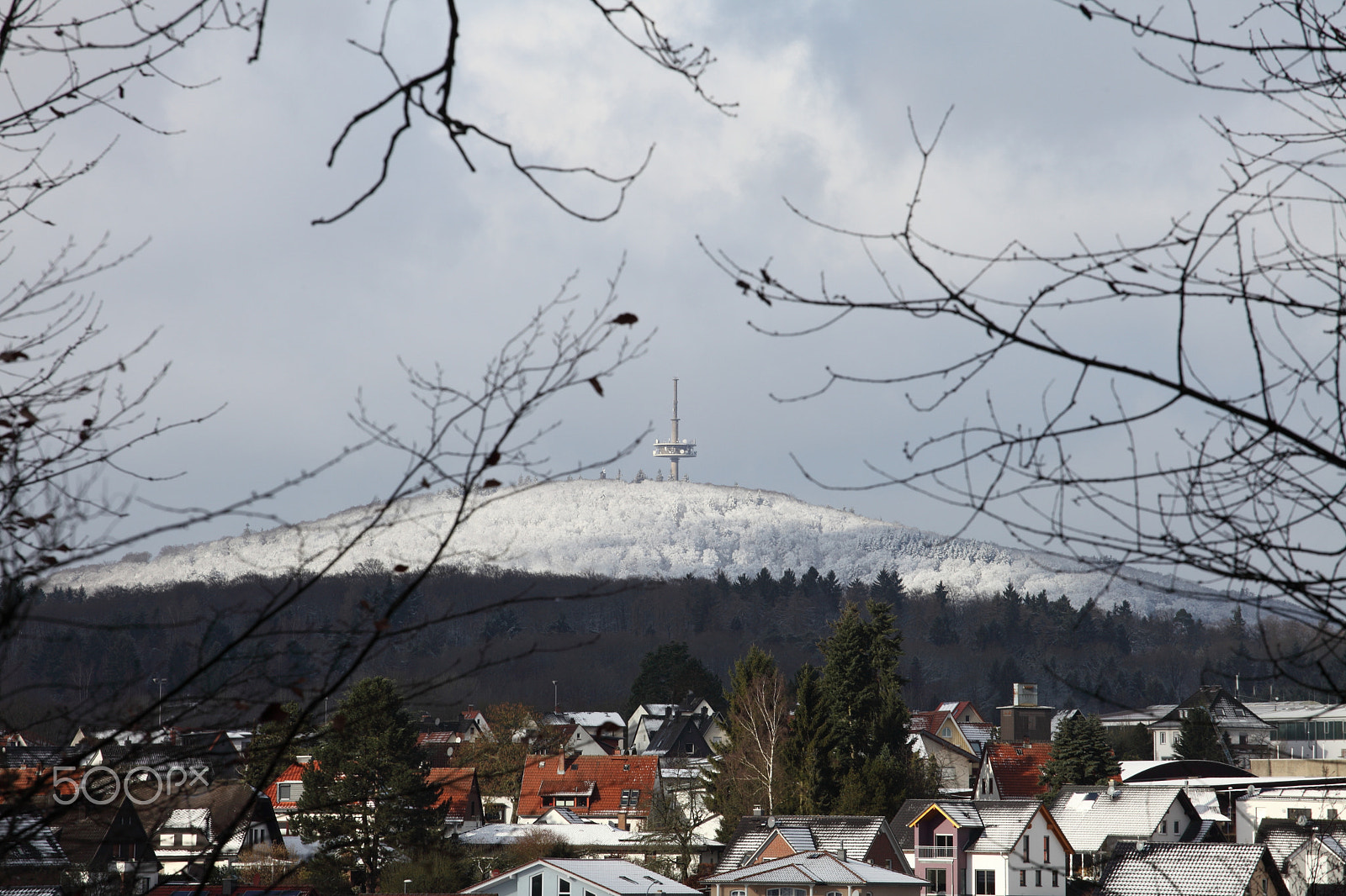 Canon EF 70-200mm F4L USM sample photo. The snowy hill photography