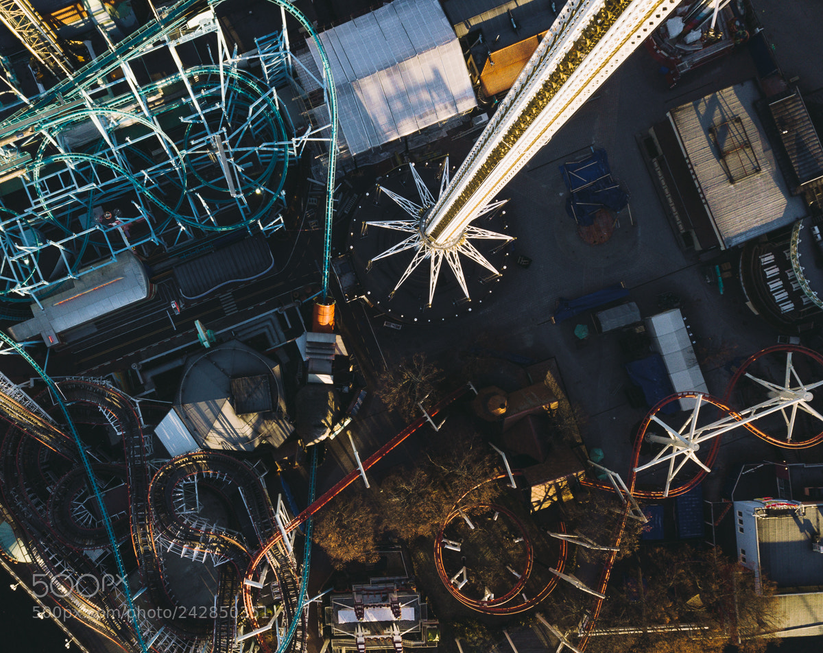 DJI FC220 sample photo. Amusement from above photography