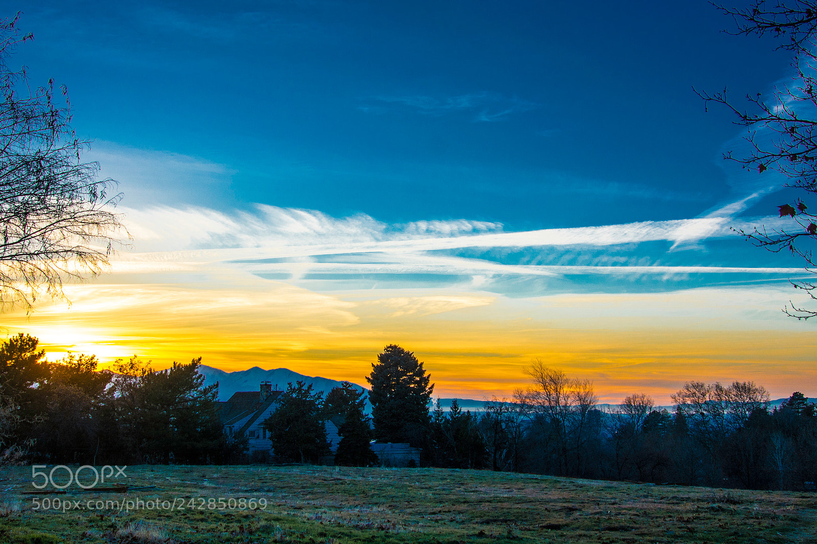 Nikon D7100 sample photo. January sunset from federal photography