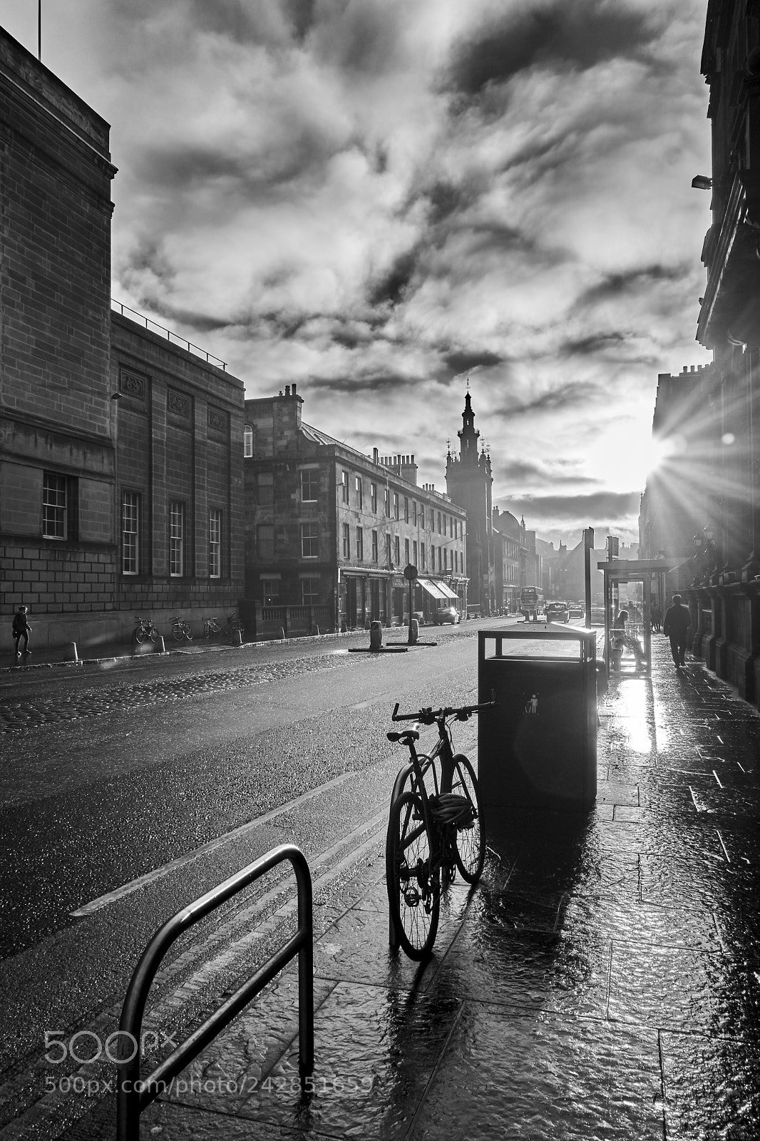 Sony a5100 sample photo. Edinburgh sunrise photography