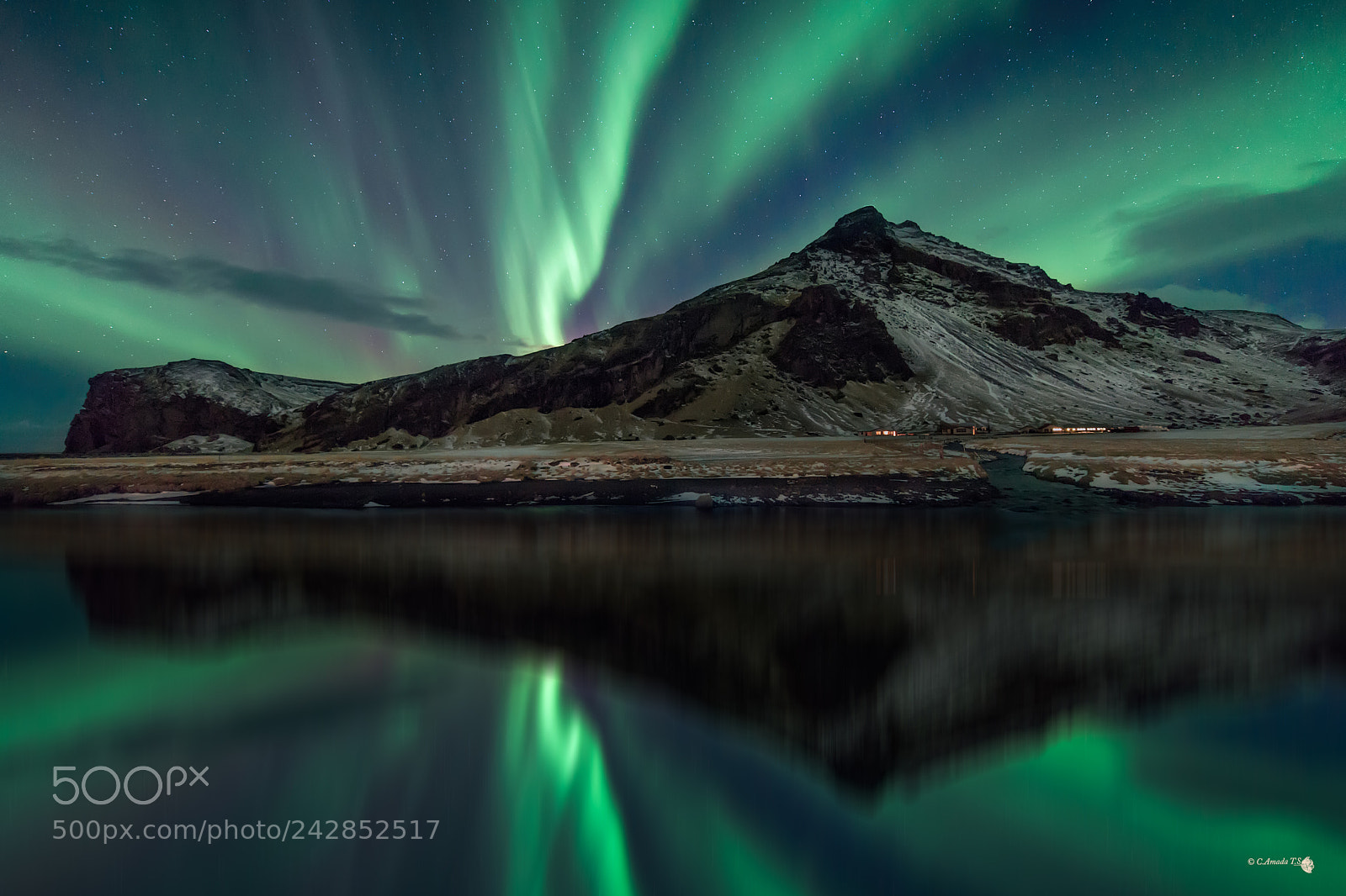 Nikon D810 sample photo. Northern lights photography
