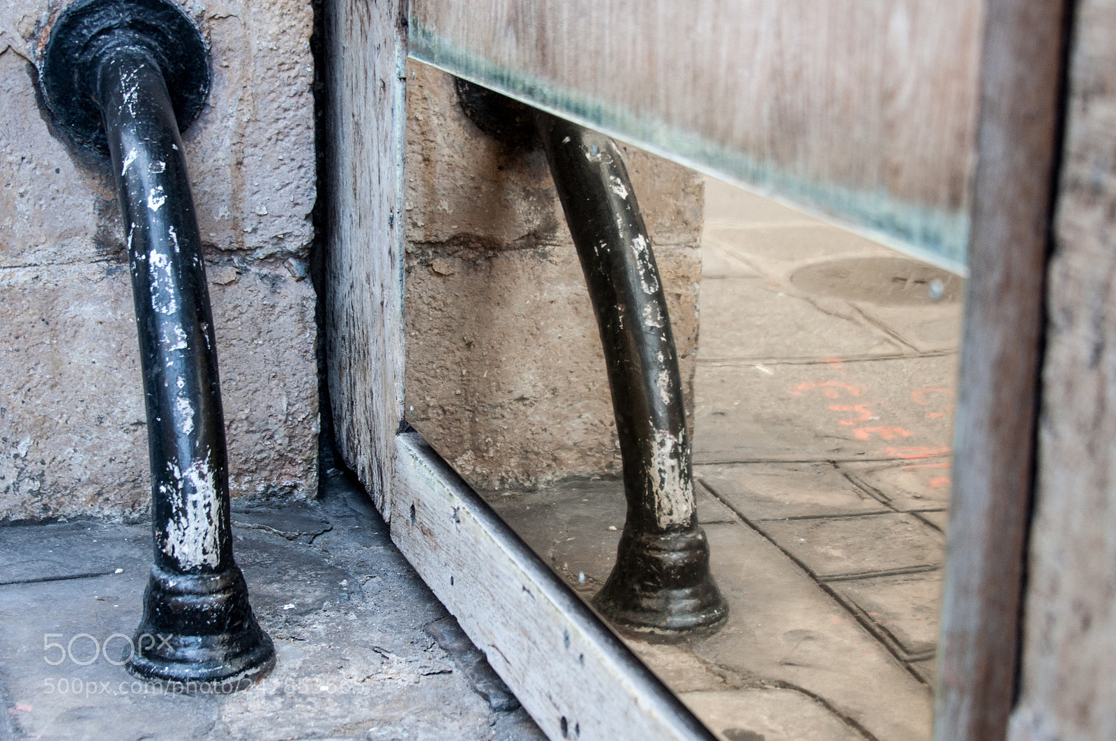 Nikon D90 sample photo. Door reflections photography