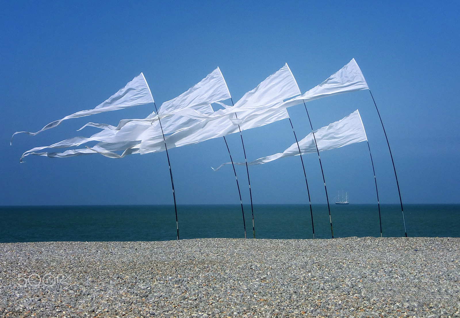 CASIO EX-H30 sample photo. White flags photography