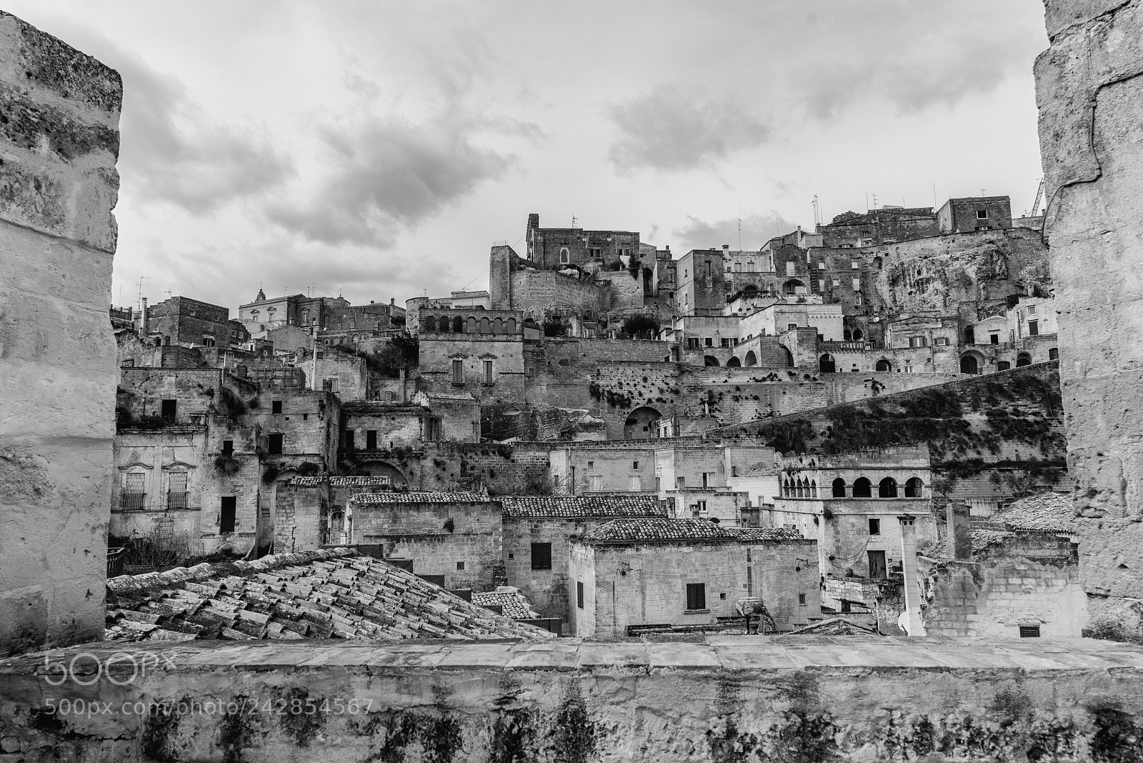 Nikon D800 sample photo. Matera b&w photography