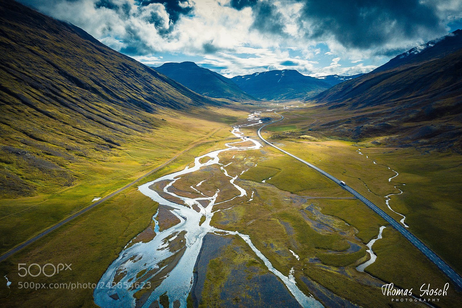 DJI FC220 sample photo. Ringroad in northern iceland photography