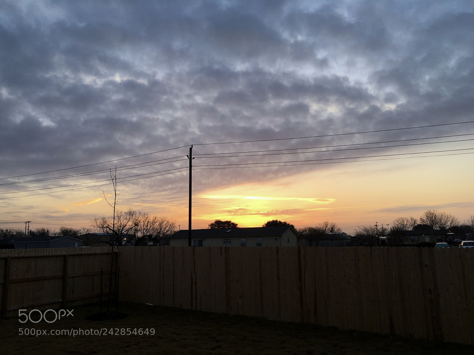 Apple iPhone 6s sample photo. Backyard sky 2.5 photography