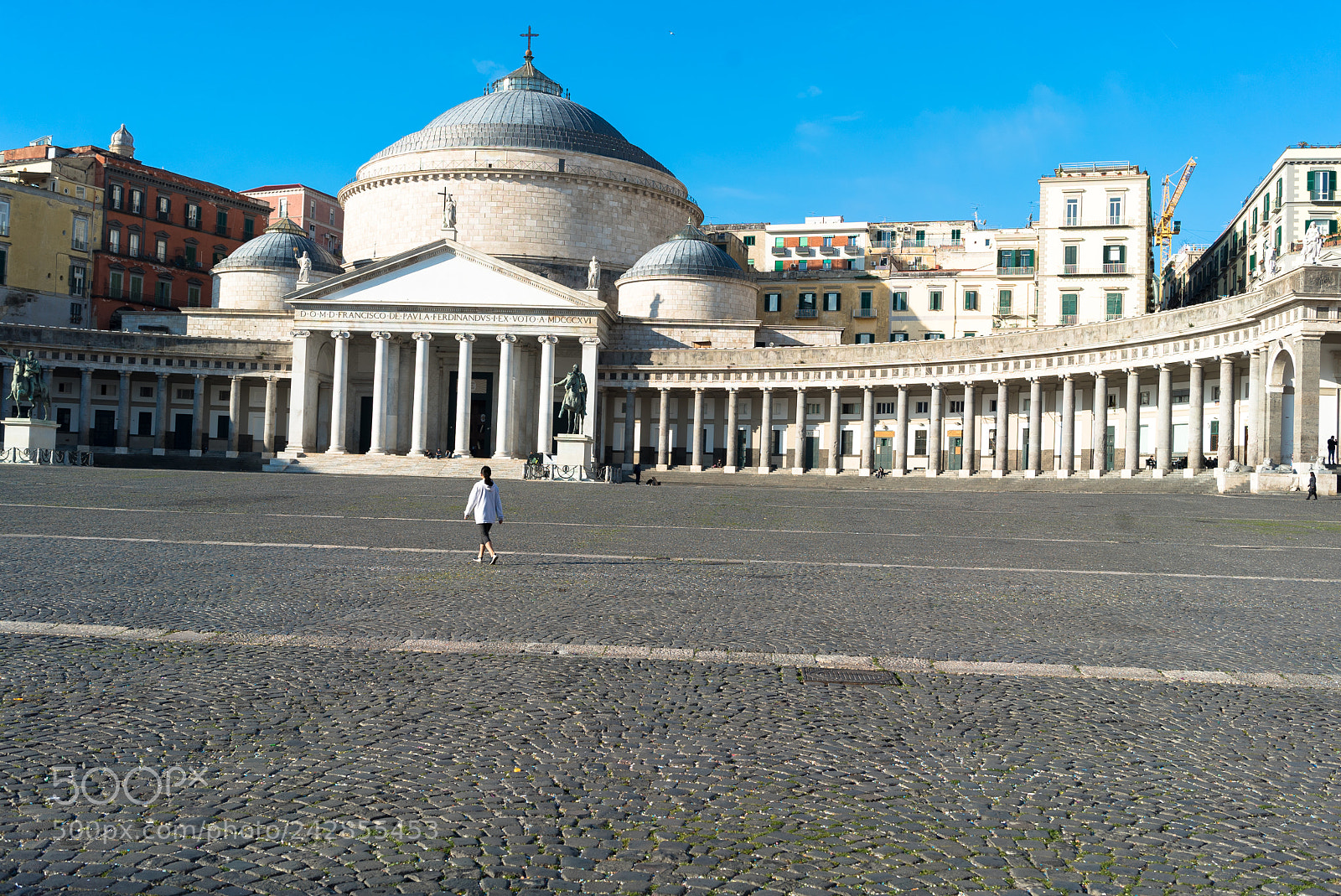 Sony a7S II sample photo. Piazza plebiscito in naples photography