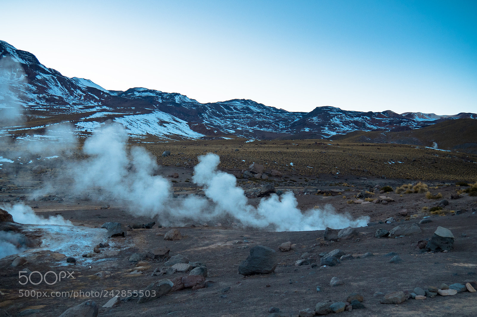 Olympus OM-D E-M5 II sample photo. El tatio geyser field photography