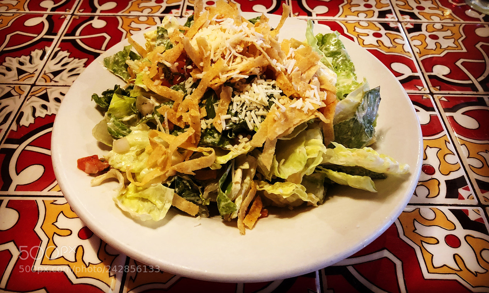 Apple iPhone X sample photo. Ceasar salad  photography