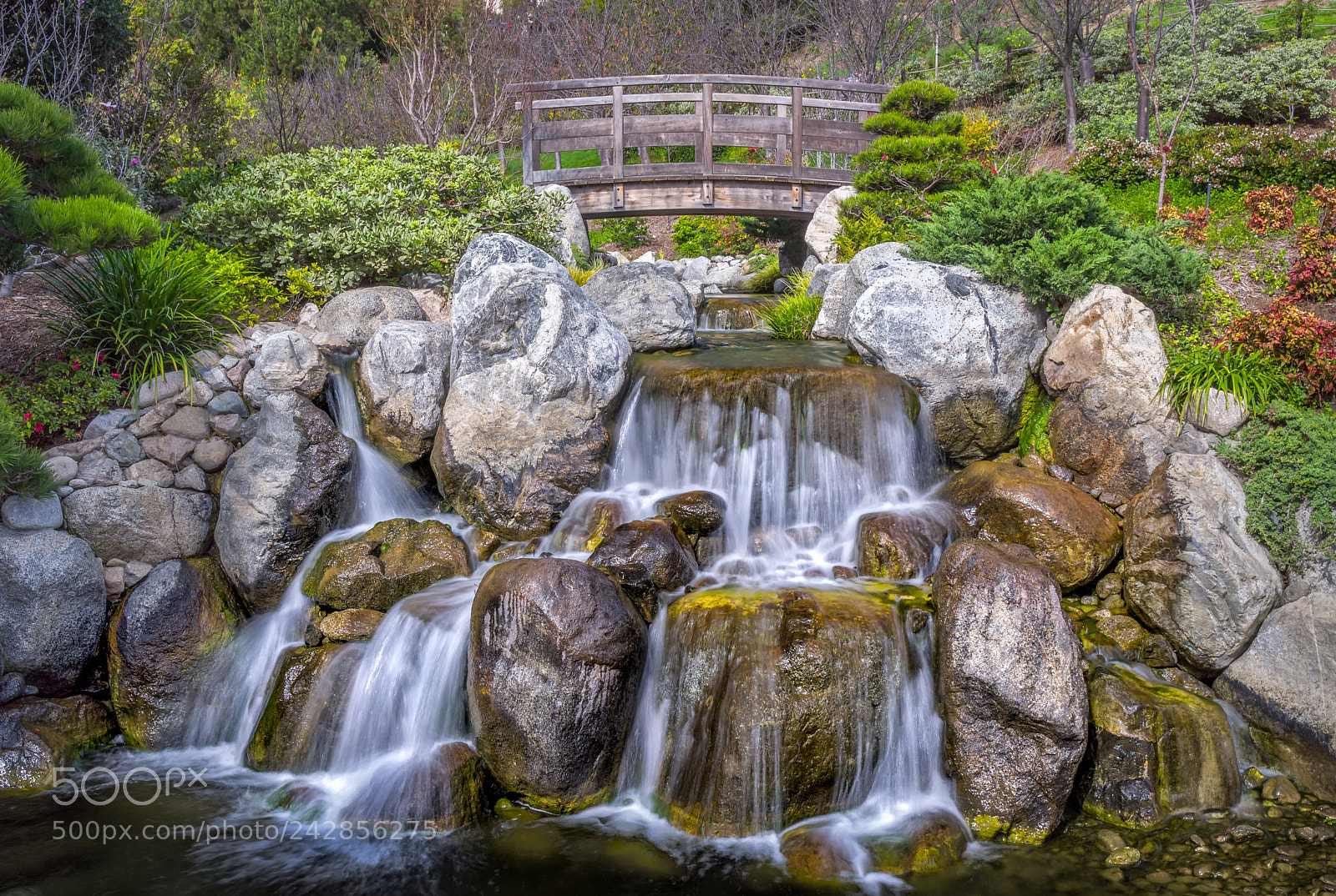 Sony a6300 sample photo. Waterfall and bridge with photography