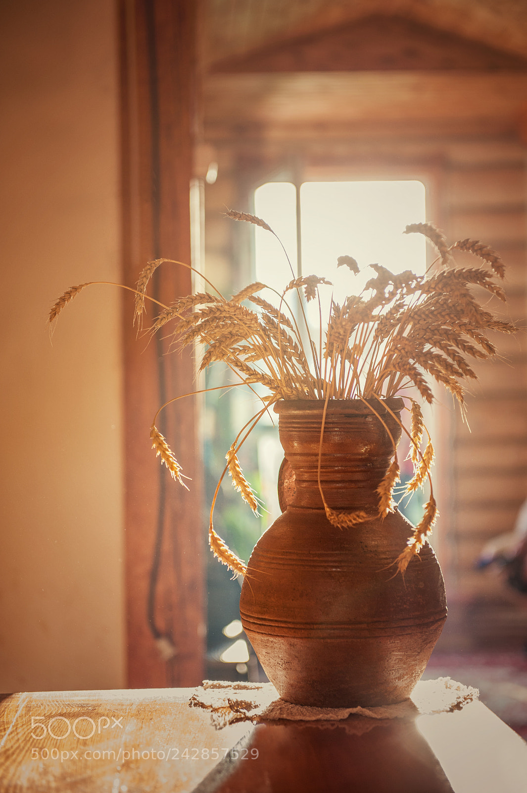 Nikon D700 sample photo. Wheats and old jug photography