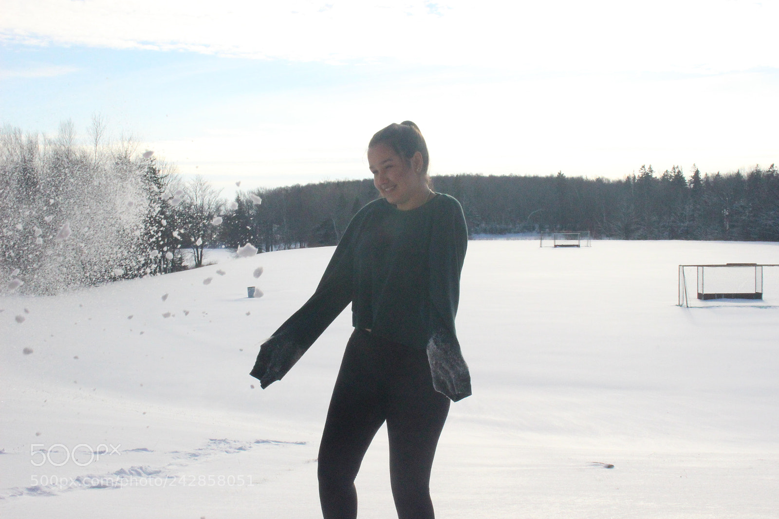 Canon EOS 100D (EOS Rebel SL1 / EOS Kiss X7) sample photo. Winter wonderland photography