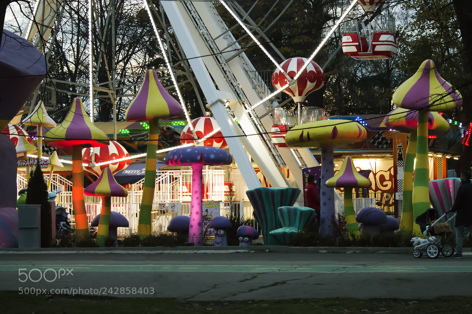 Nikon D3200 sample photo. Amusement park photography