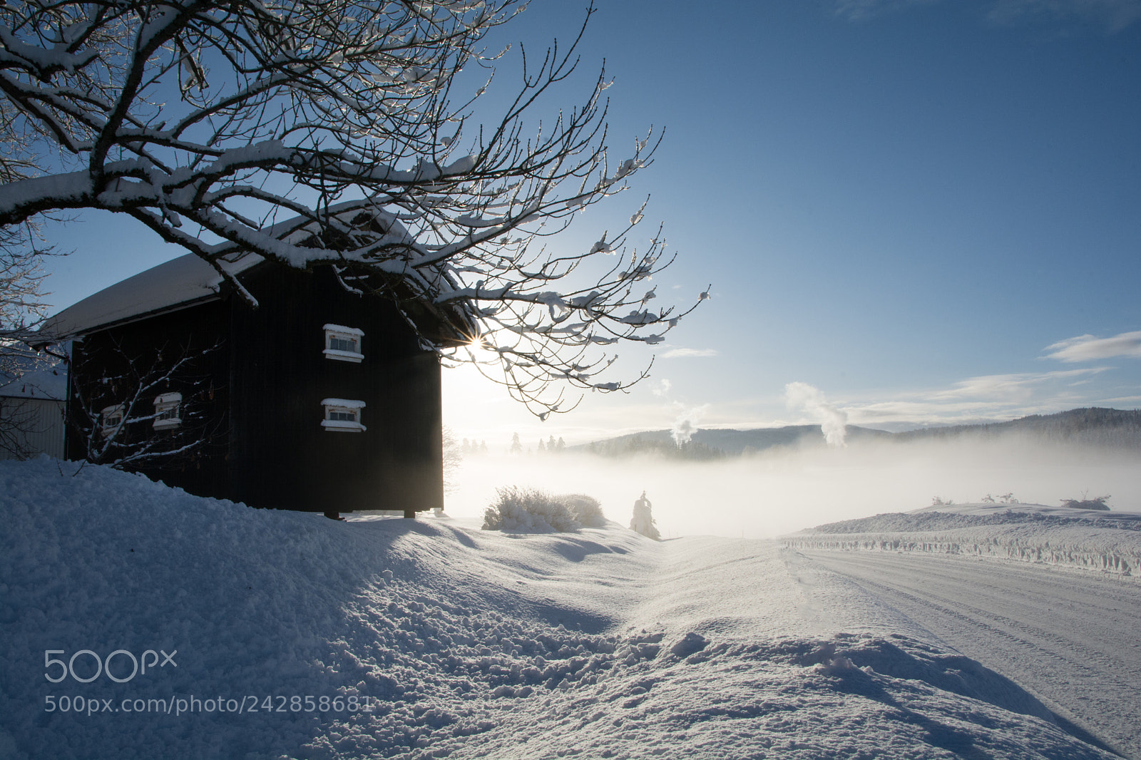 Nikon D7100 sample photo. Winter in norway photography
