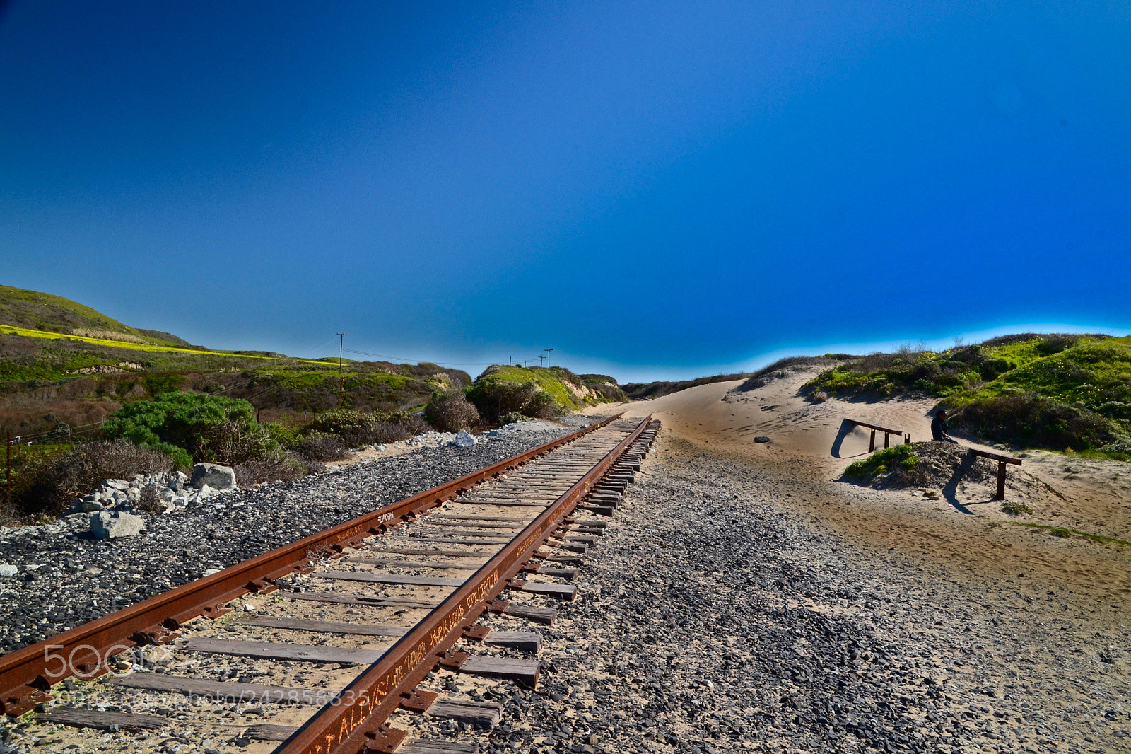 Nikon D3100 sample photo. The forgotten railway photography