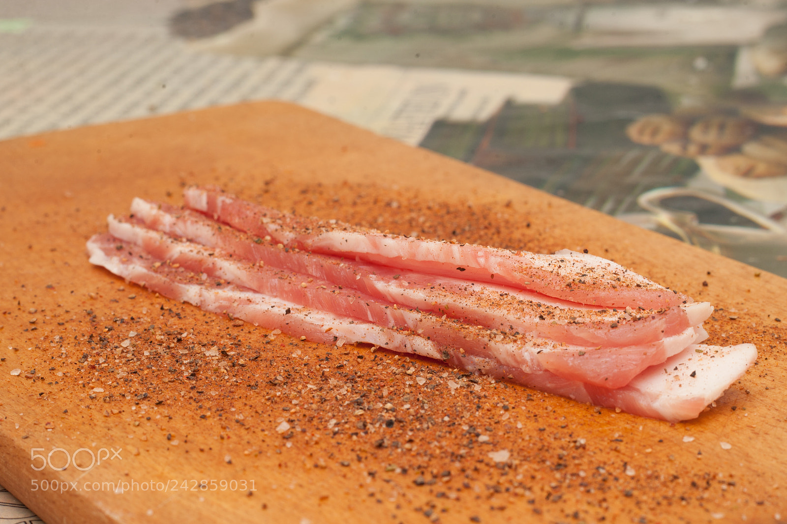 Canon EOS-1D Mark III sample photo. Baked slices of bacon photography
