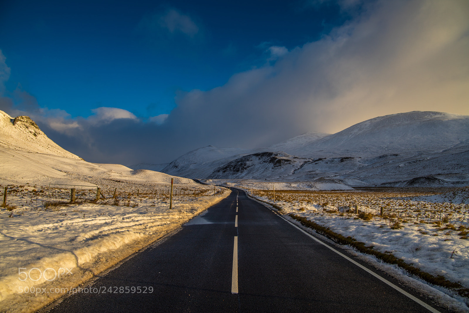 Canon EOS 6D Mark II sample photo. The snow road photography