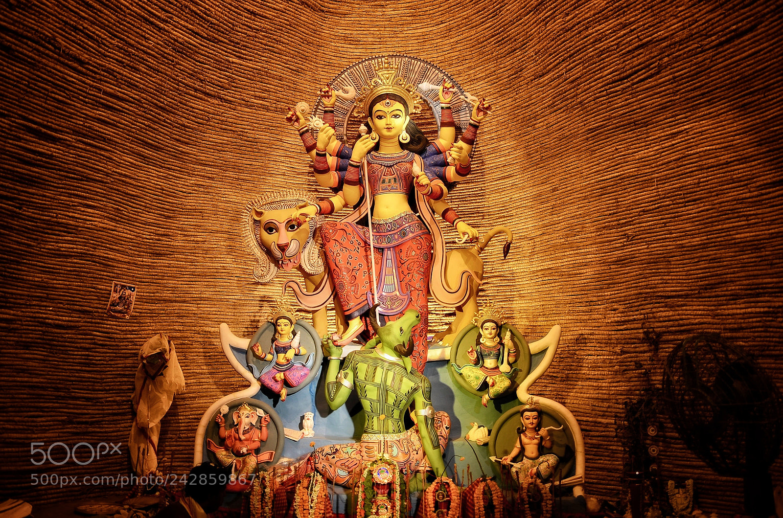 Nikon D5100 sample photo. Goddess killing a deamon photography