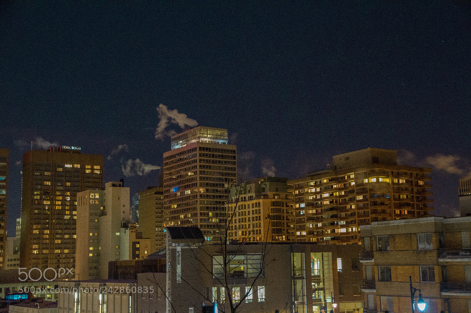 Canon EOS 7D sample photo. Montreal's evening photography