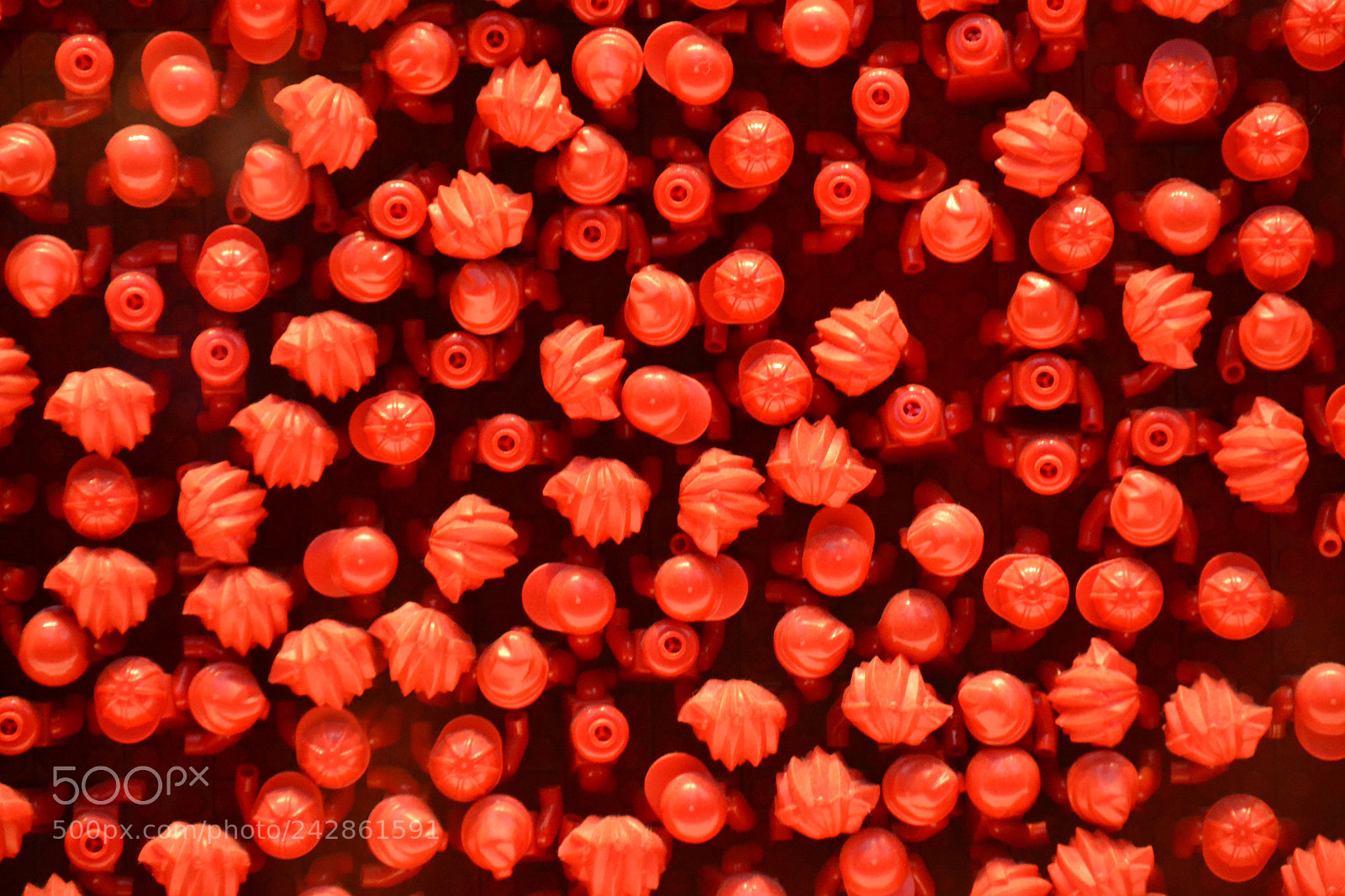 Nikon D3100 sample photo. Red crowd of lego photography