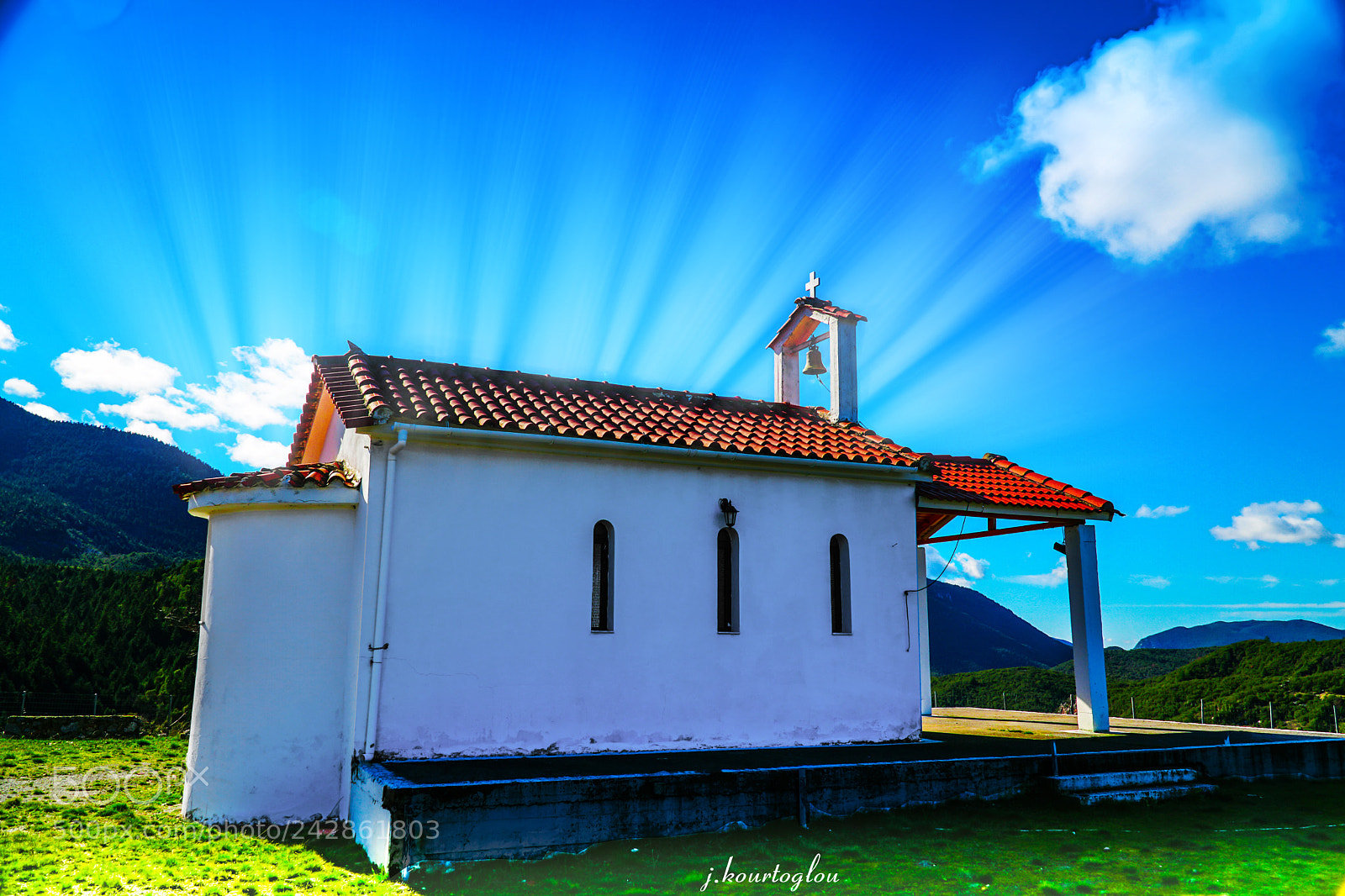 Sony a6500 sample photo. Church on the mountain photography